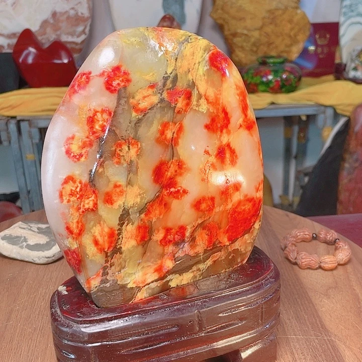 石材山东泰山红梅花家作