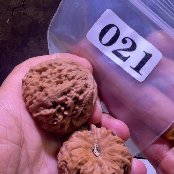 文玩核桃吊坠021平谷凹底40