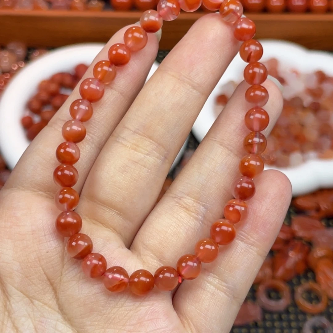 南红玛瑙未镶嵌配饰聚宝盆福利单圈