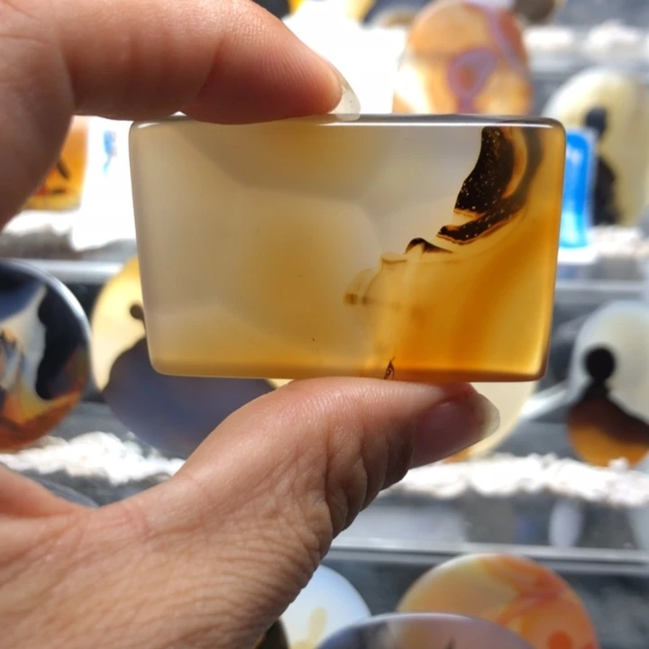 合金玛瑙/玉髓珠宝奇石30