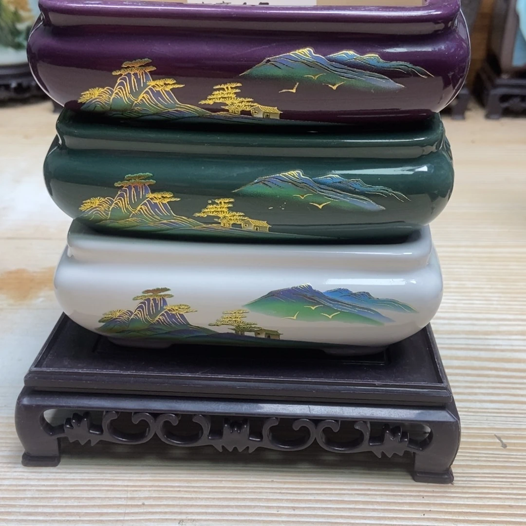 瓷片陶瓷花盆陶瓷艺术