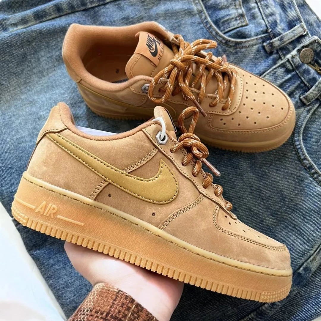 【荟聚NK】Air Force 1复古时尚百搭潮流板鞋小麦AF1 CJ9179200