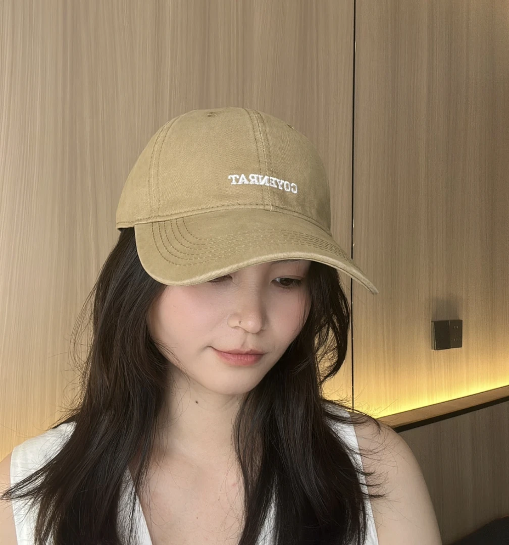 大头围加大字母帽子潮牌东大门棒球帽百搭女字母刺绣男款紫色