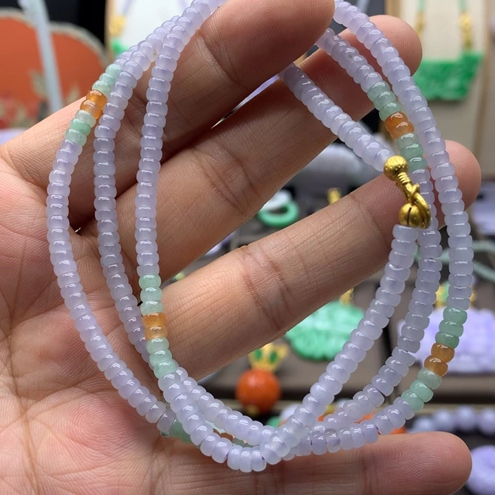 翡翠未镶嵌项链翡翠项链