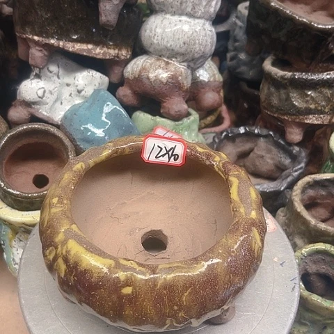 粗陶花盆手工花盆制作