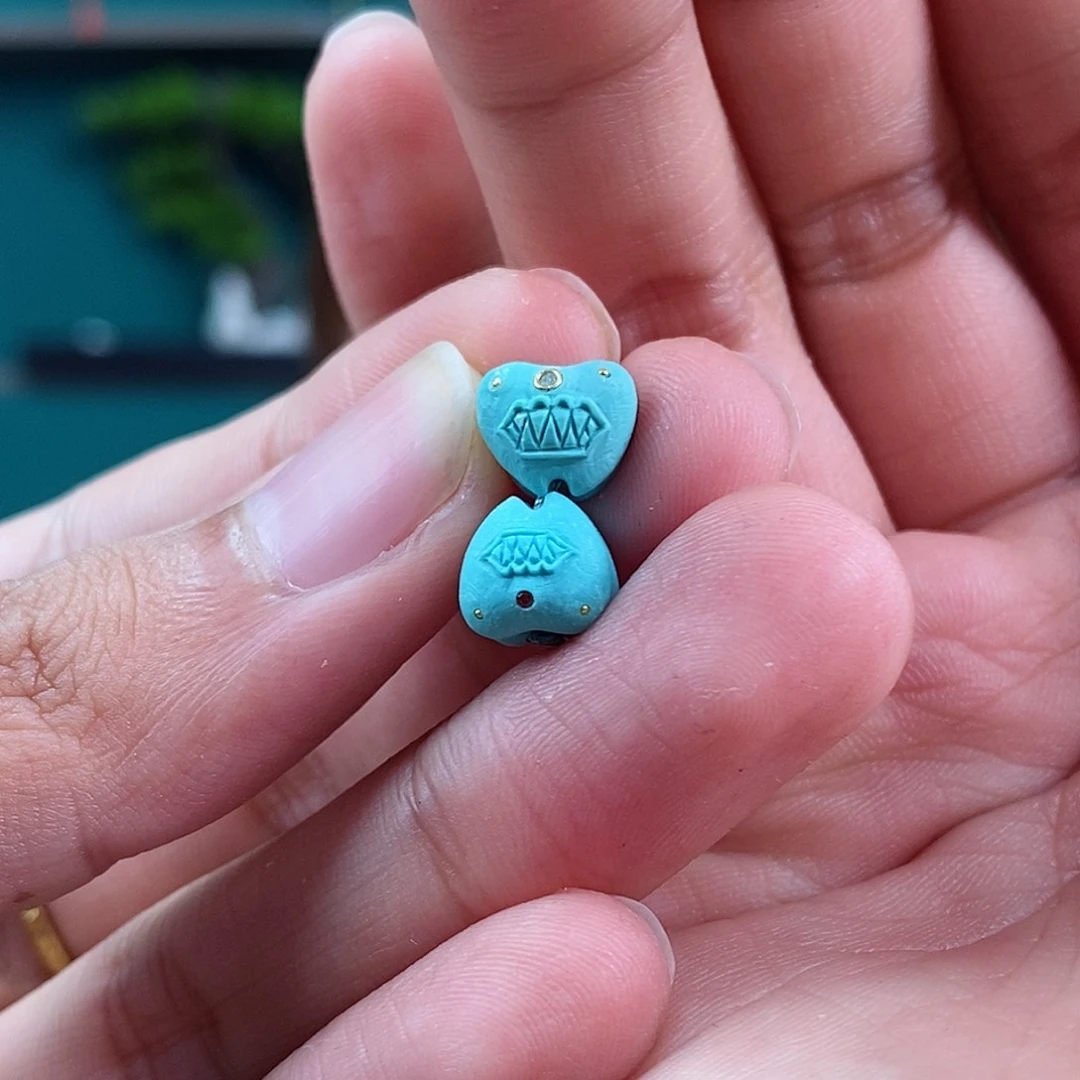 绿松石珠宝奇石未镶嵌