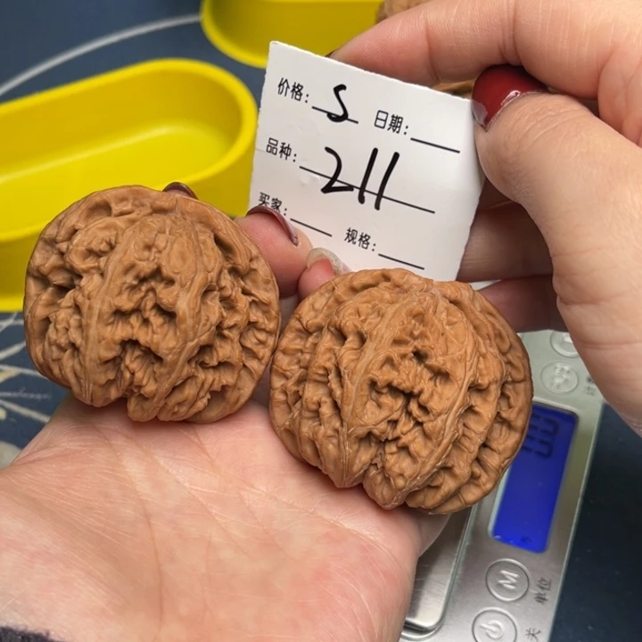 文玩核桃把件粗筋51