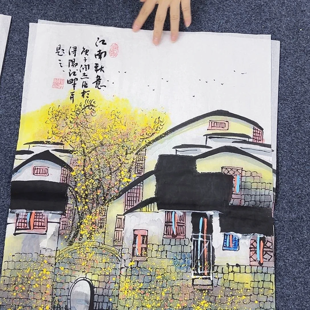 国画事事顺心顺利