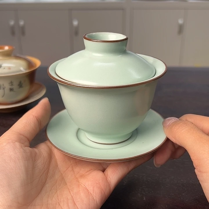 云间青瓷龙泉小米茶器