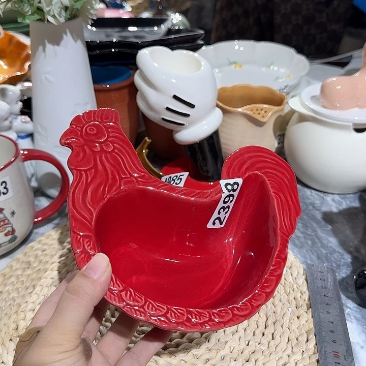 瓷片微瑕陶瓷介意慎拍2398