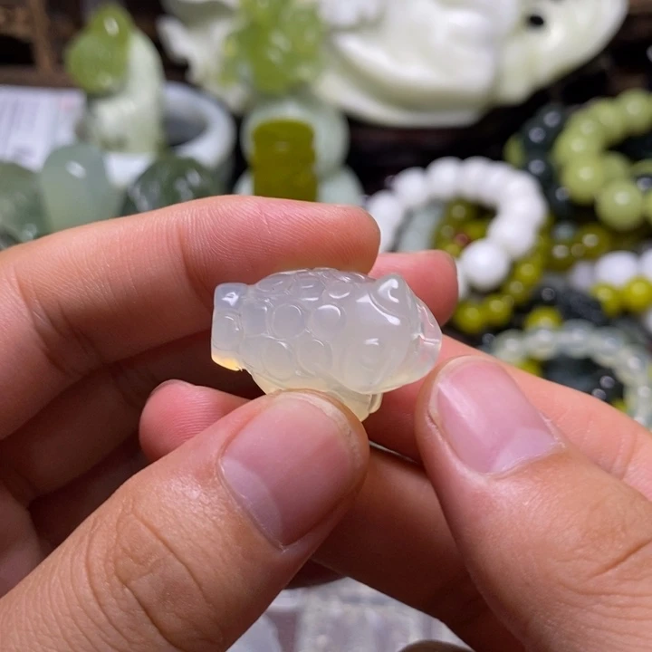 岫玉未镶嵌岫玉挂件