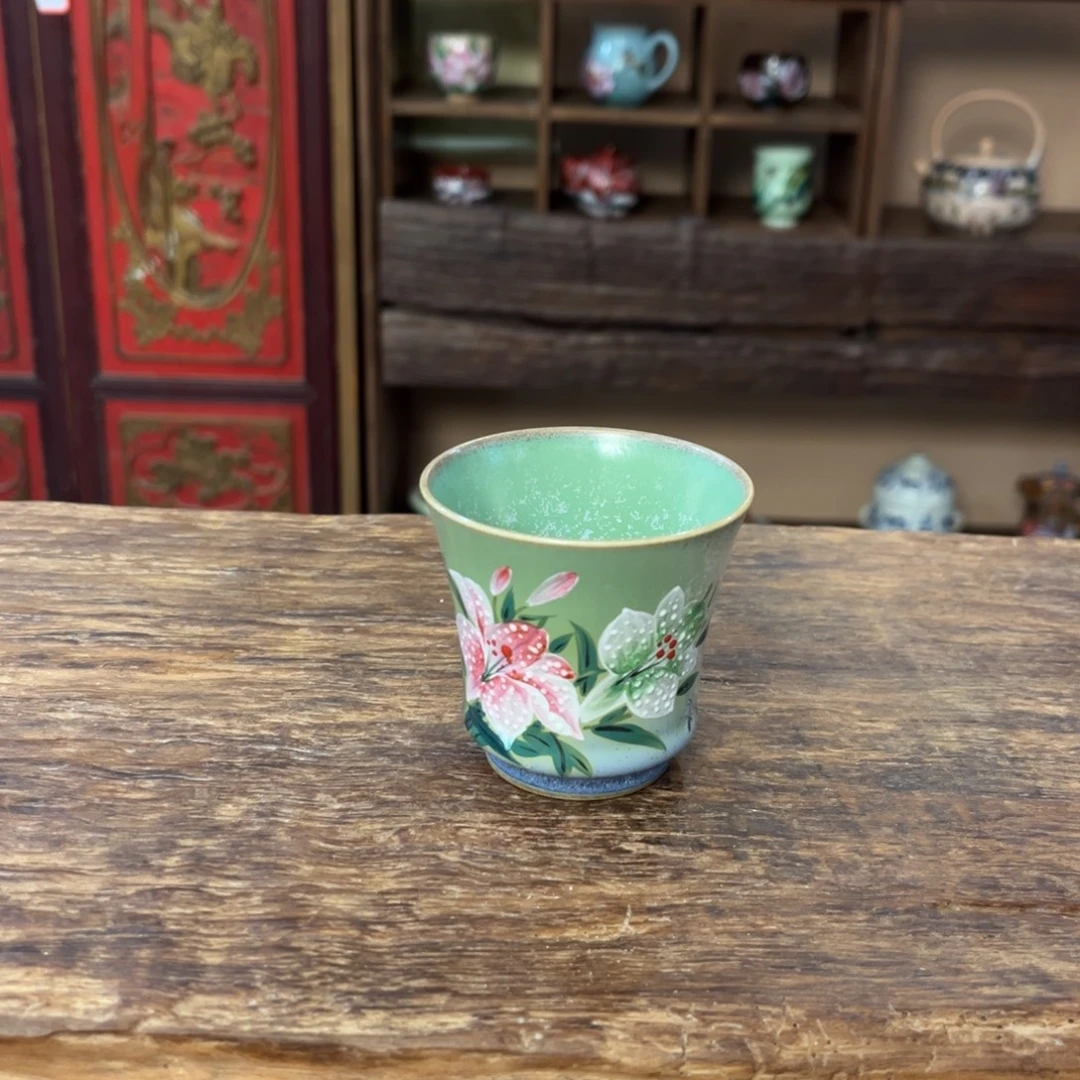 柴烧手工手绘陶瓷