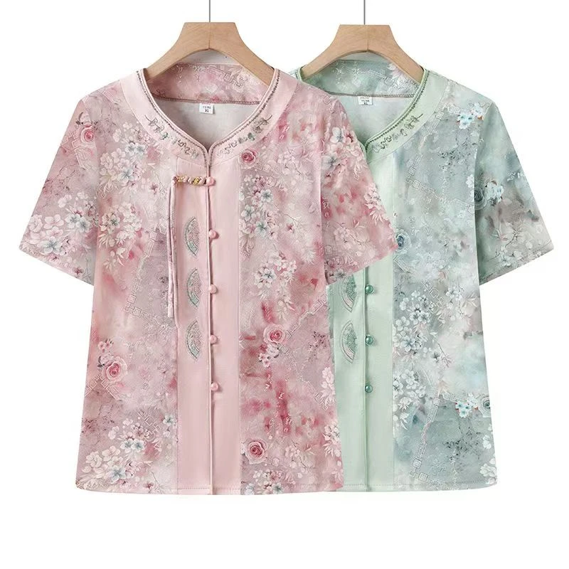 MB[丽姐.优选]玫瑰系列百搭休闲T恤