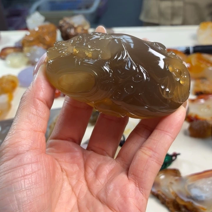 玛瑙/玉髓未镶嵌吊坠(不含链)