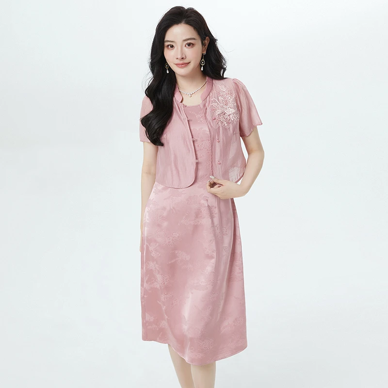 短袖上衣+吊带裙两件套装女2025夏52WZ0U0004