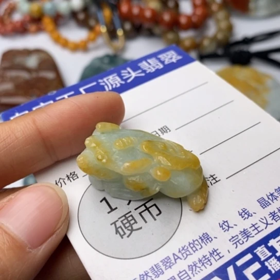 翡翠颈饰未镶嵌翡翠