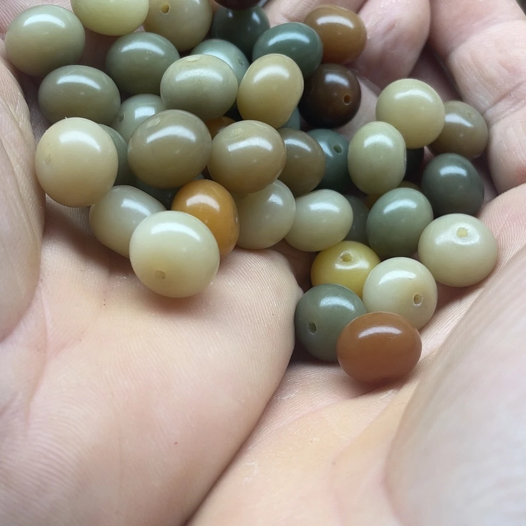 吊坠白玉菩提13.8多宝苹果60颗