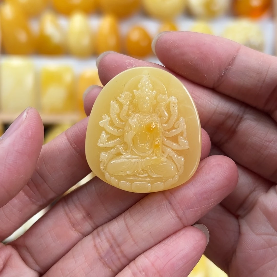 蜜蜡颈饰未镶嵌蜜蜡