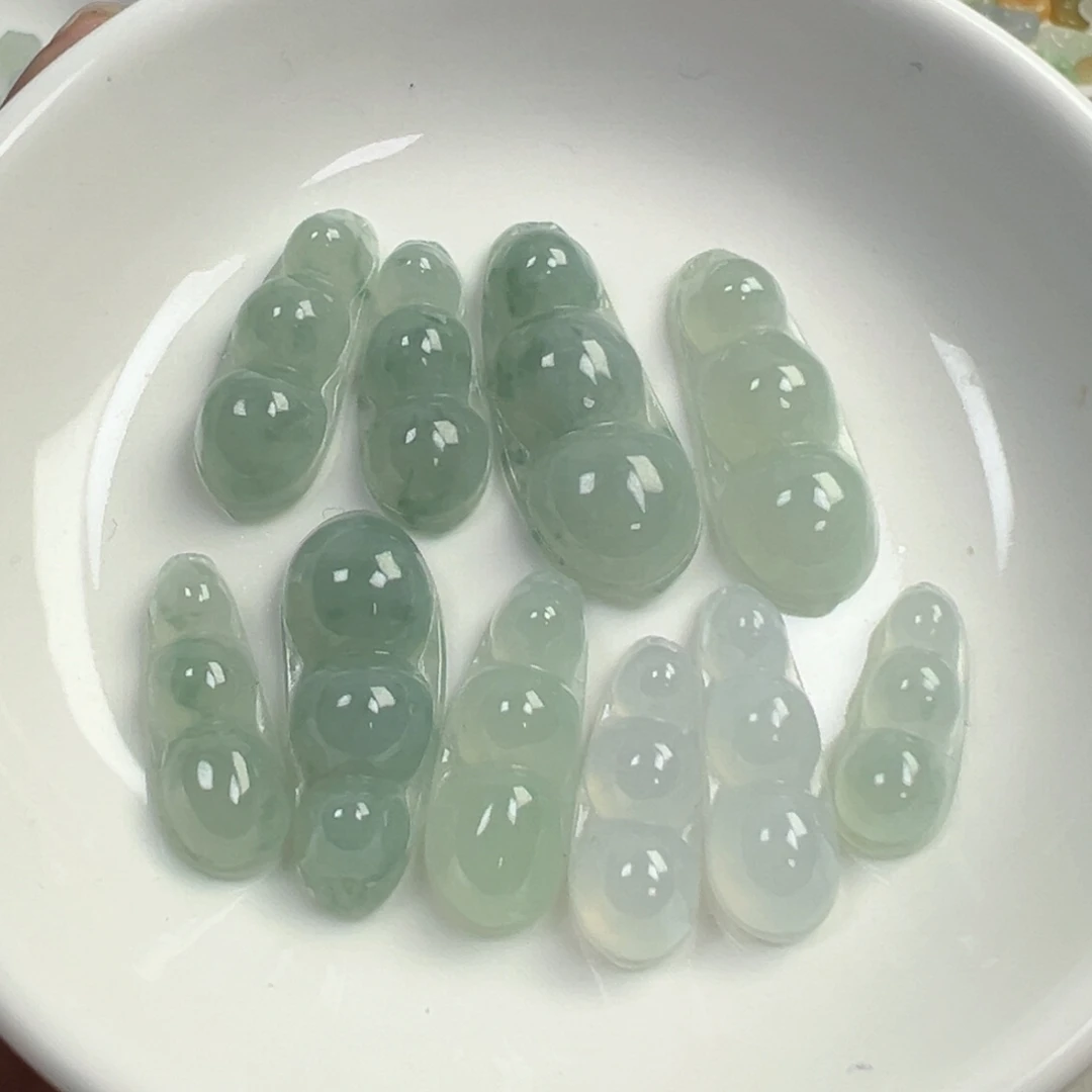 翡翠散珠翡翠福豆一个可挑