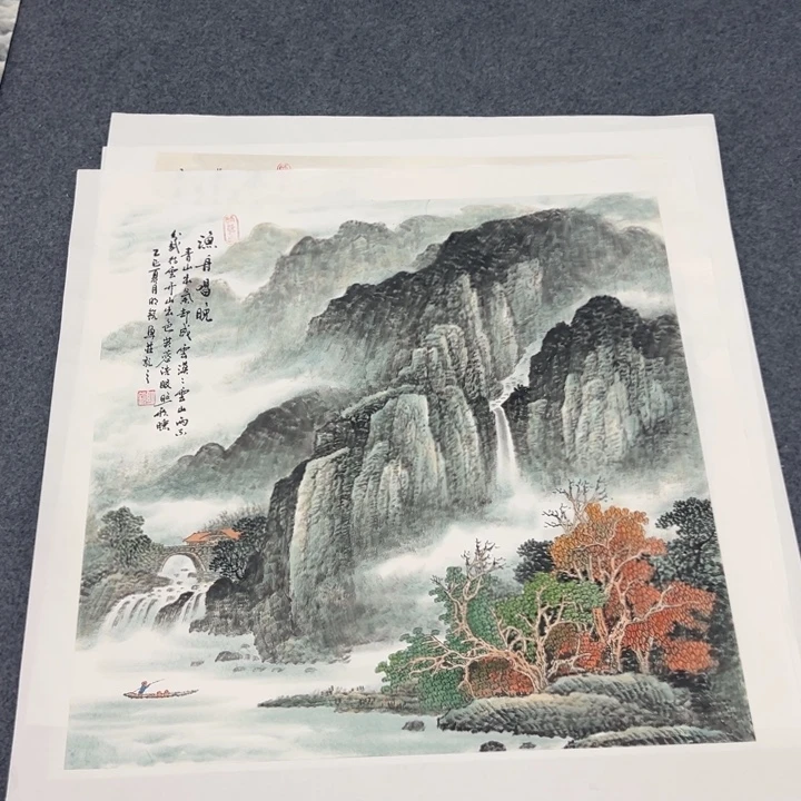 国画宣纸纯手绘字画