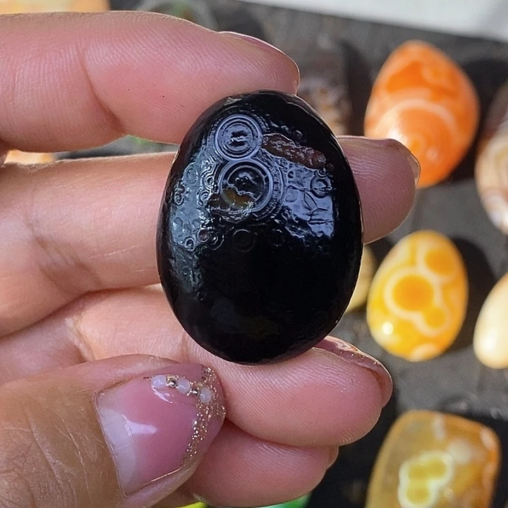 花眼玛瑙奇石饰品