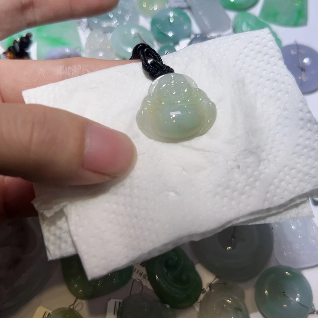 翡翠颈饰未镶嵌天然翡翠A货