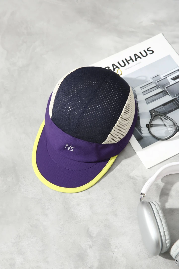 复古时尚拼色撞色透气网运动休闲鸭舌帽-11066