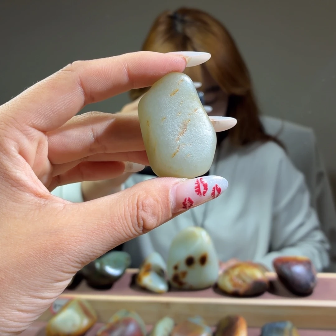 和田玉未镶嵌挂件26