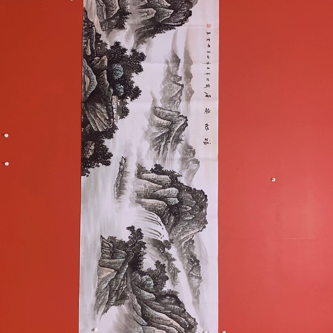 国画山水花鸟国画作品