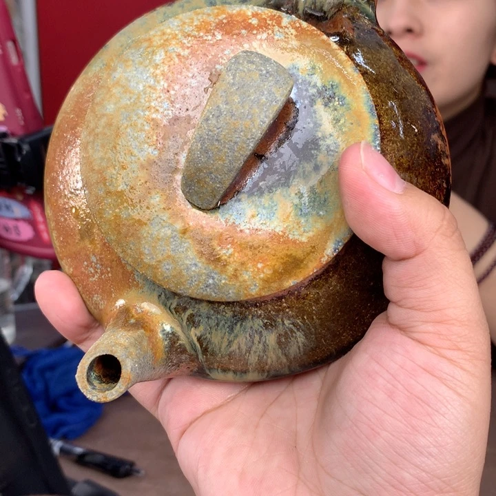 紫砂柴烧纯自然柴烧