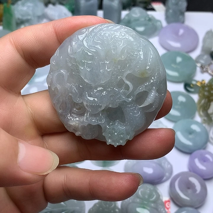 翡翠未镶嵌项圈天然翡翠