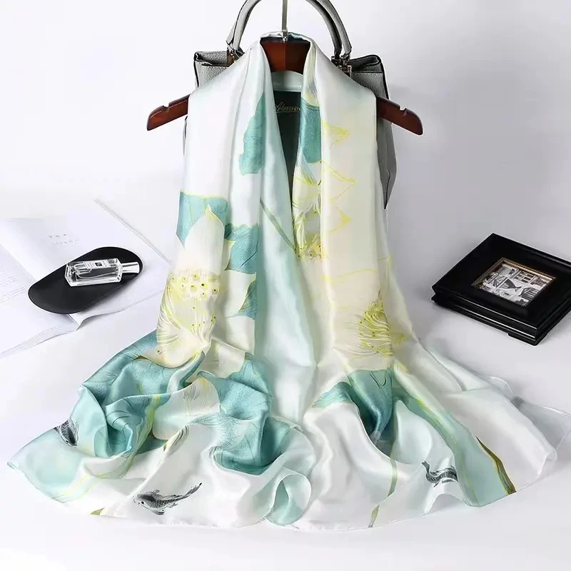 A2【荷韵】180*90浅绿丽景段面料