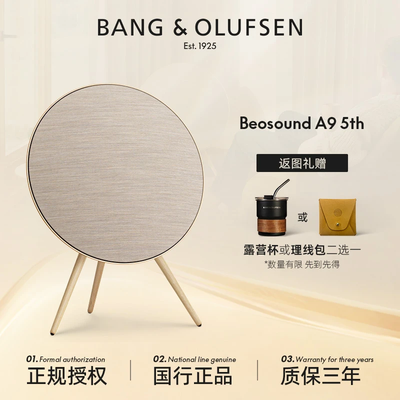 【新品上市】B&OBeosound A9 5th Gen 无线蓝牙音响客厅家用音箱bo