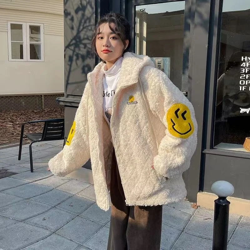 9937 2025新款韩版宽松加厚外搭外套