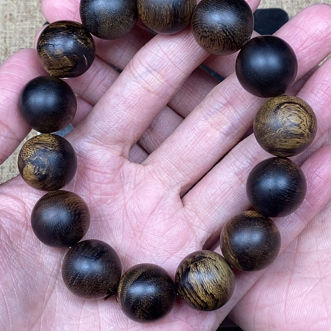 沉香手串虞*喻越南芽庄白棋楠