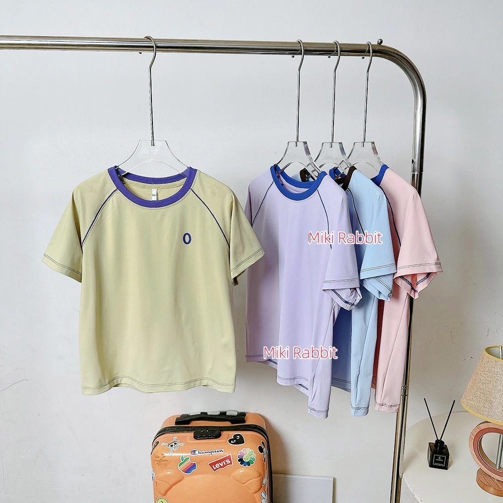 儿童透气速干短袖T恤2025新款爆款男童女童装户外运动上衣打底衫