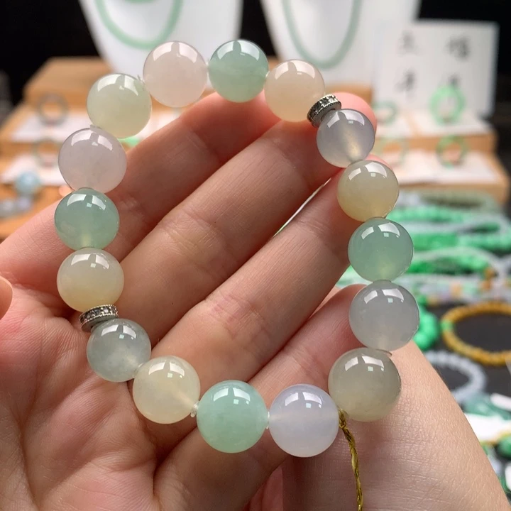 未镶嵌手串翡翠天然缅甸A货翡翠