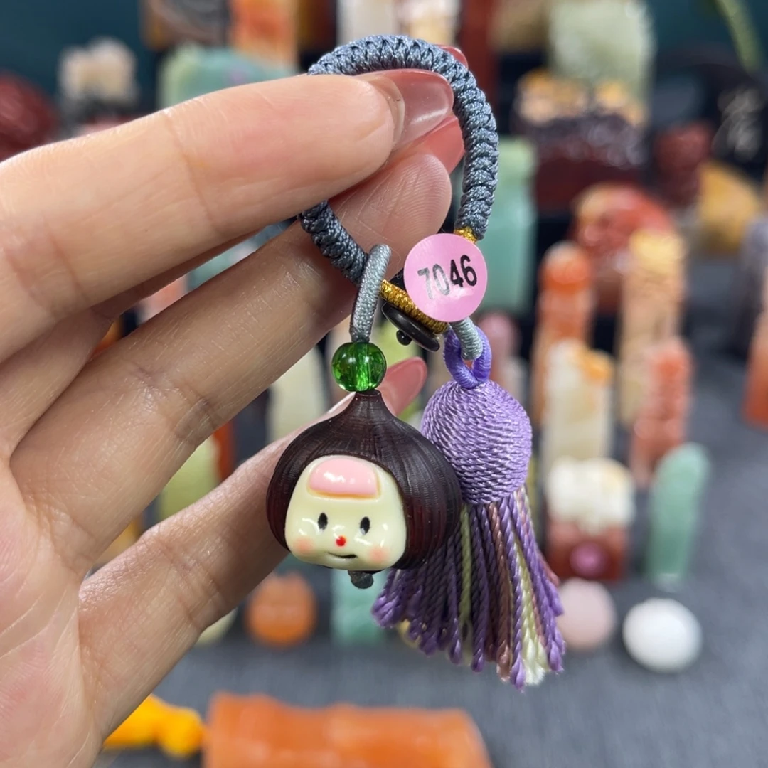 印石昌化石7046包邮包刻