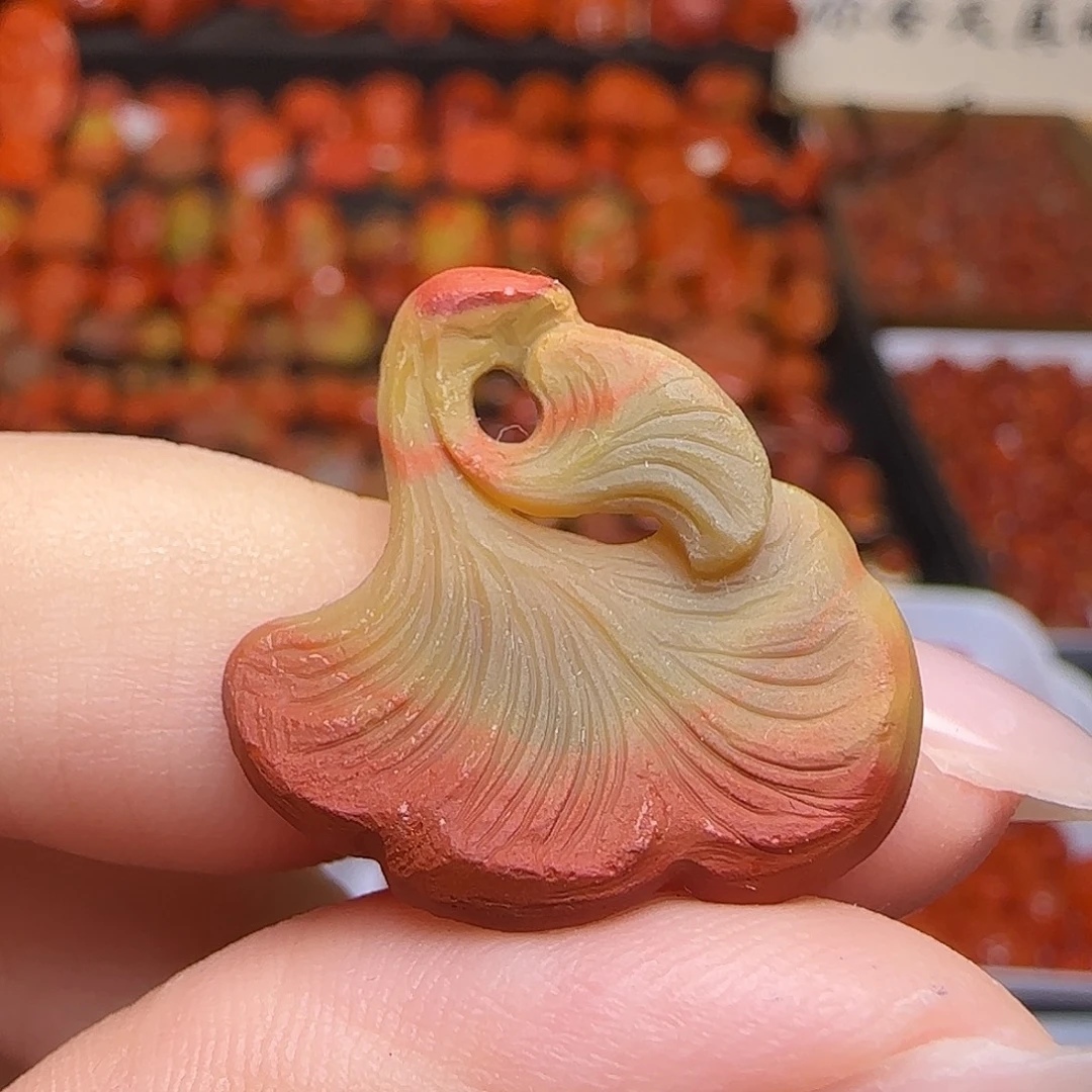 南红玛瑙未镶嵌吊坠(不含链)