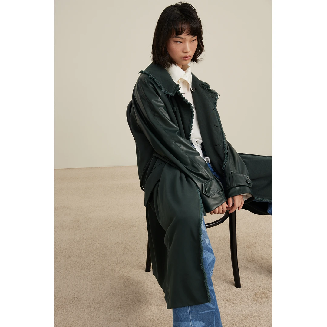 SIP CLASS高级感超好看外套女秋冬小个子风衣长大衣