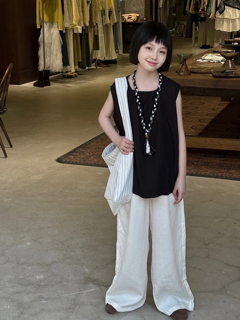 馨艺童品96037女童男童莱赛尔休闲裤