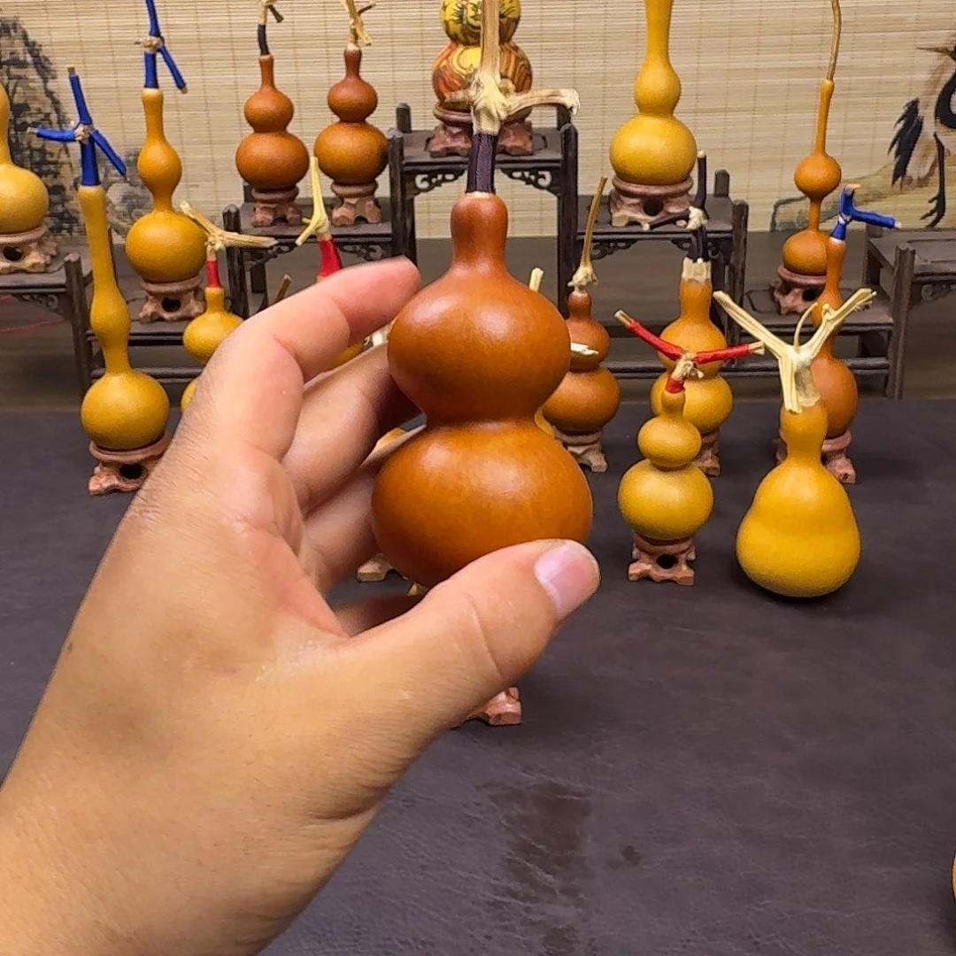 崽***！天然小葫芦手把件