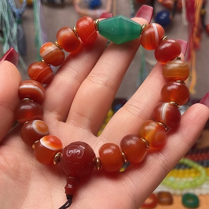 玛瑙/玉髓未镶嵌手链