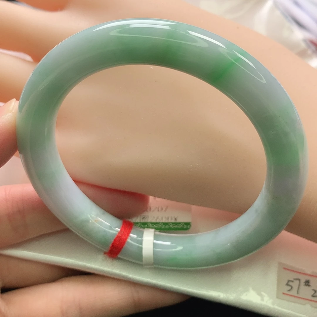 翡翠未镶嵌手镯缅甸5758