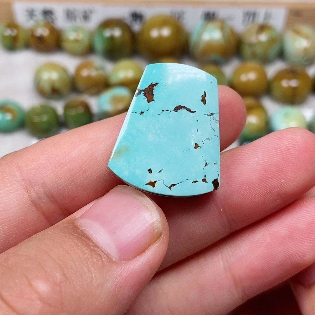 未镶嵌绿松石珠宝半成品