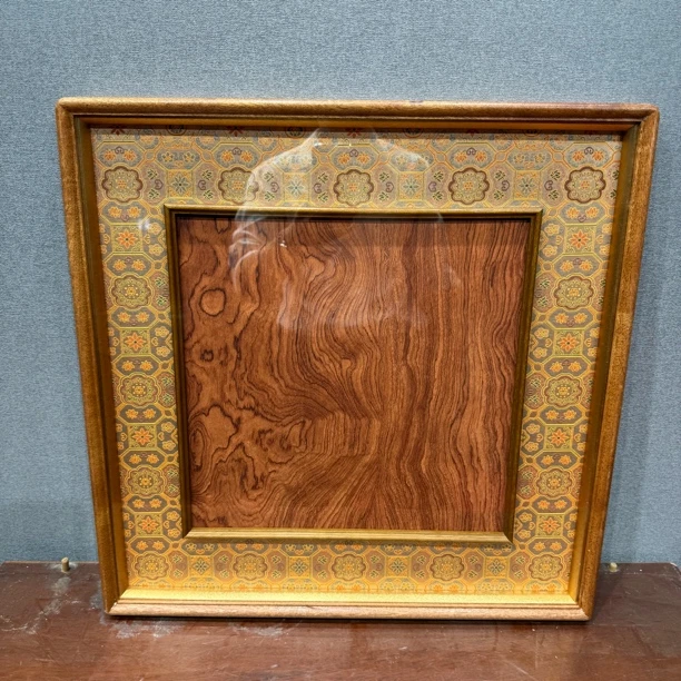 【相知】50x50唐风路易十三框中框檀木实木画框【内芯33x33