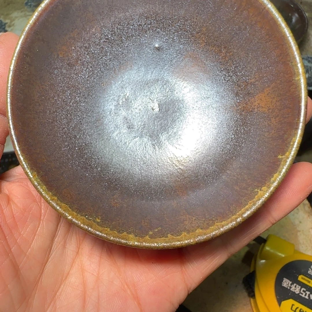 柴烧建盏茶盏茶杯623