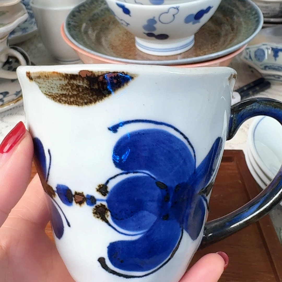 瓷片1只翔芳窑马克杯，全新