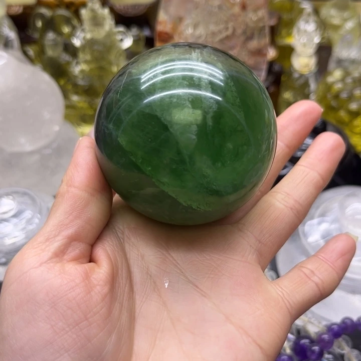 善***）未镶嵌水晶珠宝半成品摆件