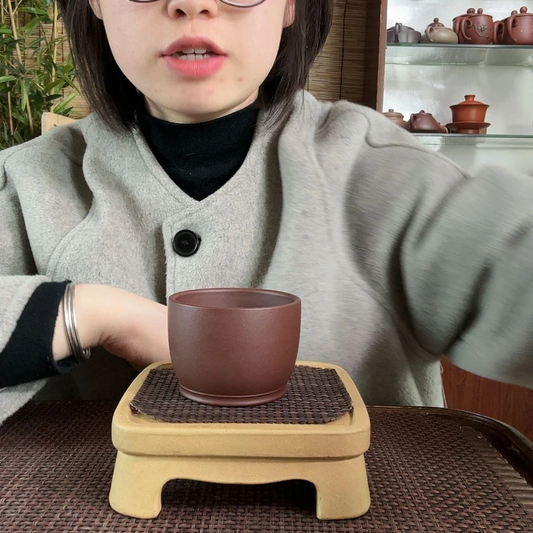 紫砂茶杯原矿中槽清主人杯一个150CC左右